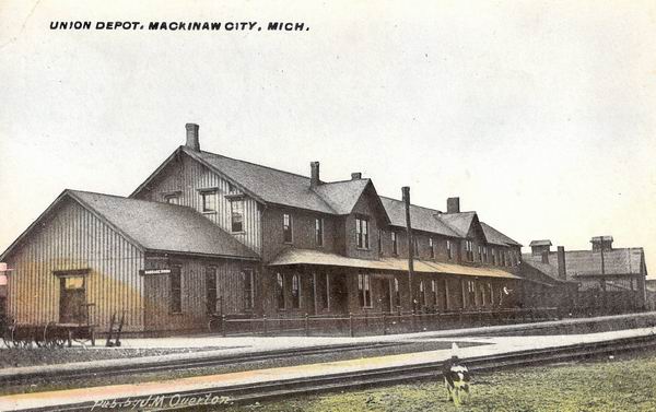 Union Depot 1913 Mackinaw City From Doug Taylor